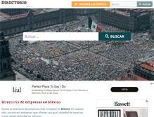 Tablet Screenshot of mexico-directorio.com
